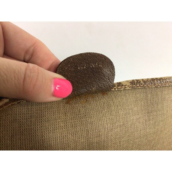 Gucci Vintage Tote Bag Shoulder Bag Handbag GG Authentic - Picture 8 of 9